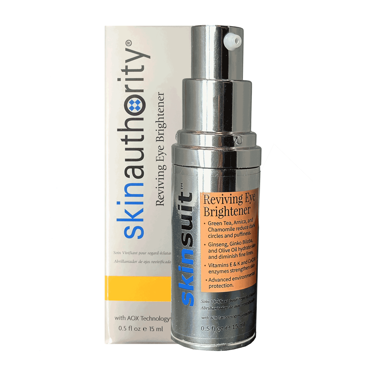 Skin Authority Reviving Eye Brightener with Carton